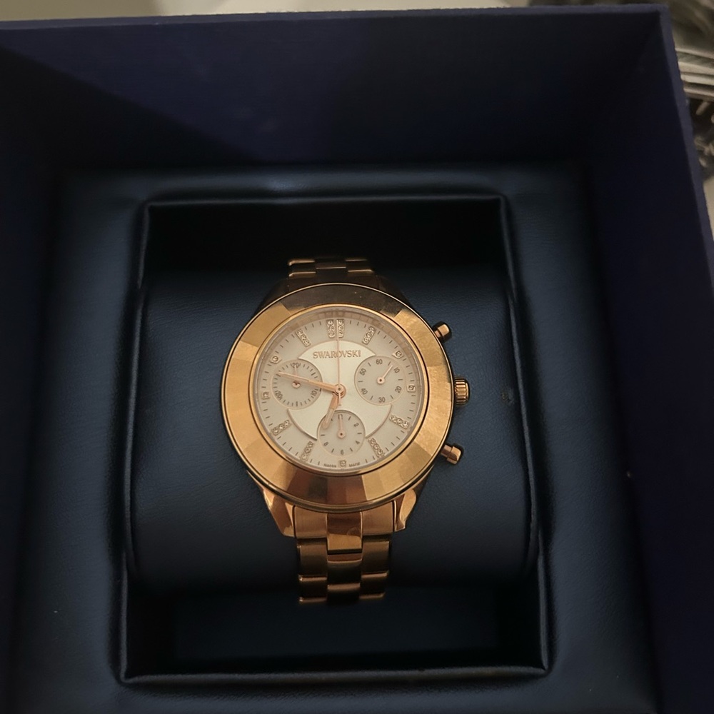 Swarovski Rose Gold Watch